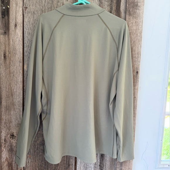 Columbia Olive Green Half-Zip Pullover - Picture 2 of 5